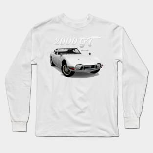 toyota 2000gt 1965 Front white Long Sleeve T-Shirt